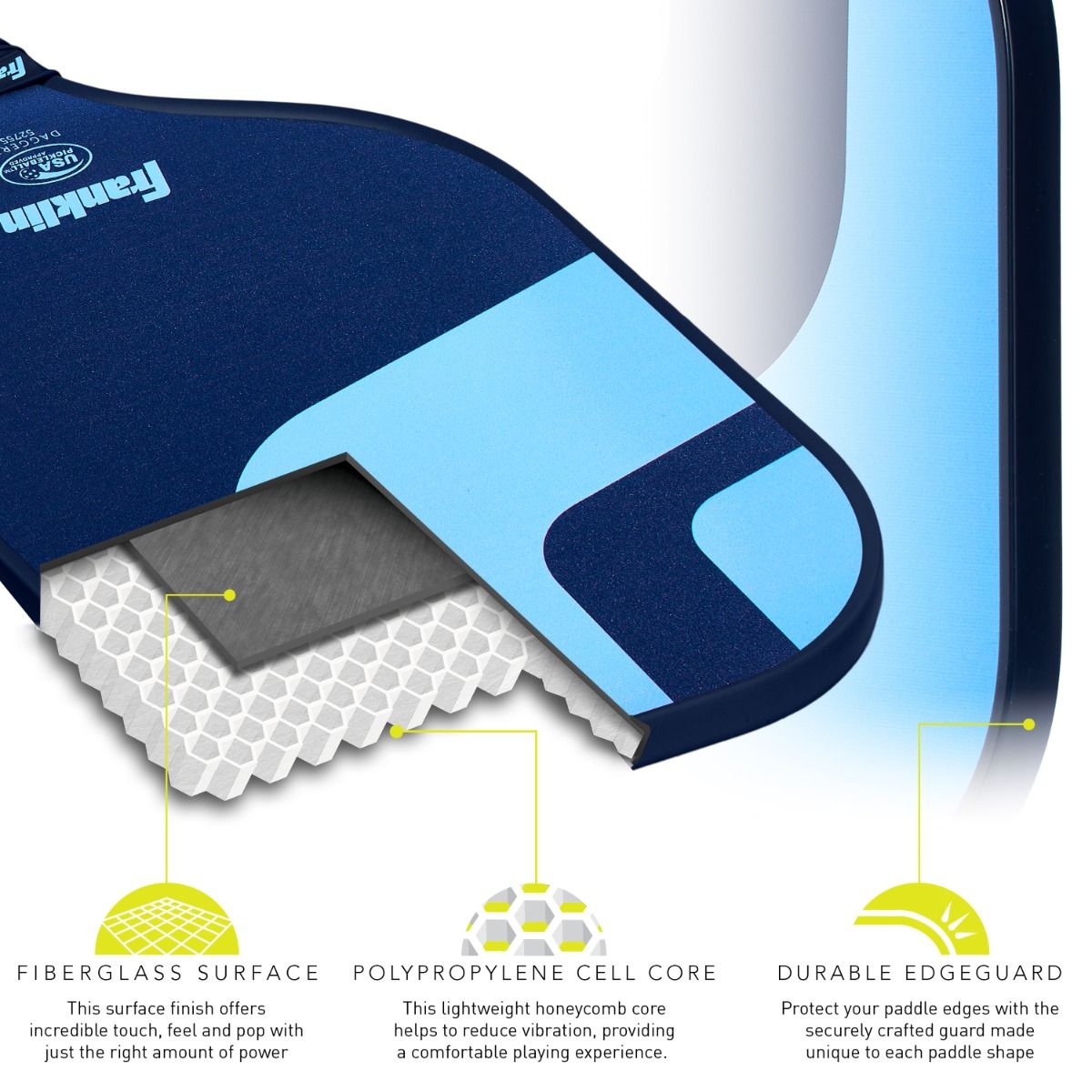 Franklin Dagger 2 Pickleball Paddles Plus 4 X-40 Pickleball Set
