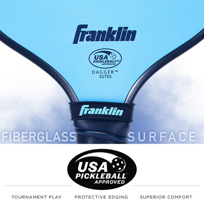 Franklin Dagger 2 Pickleball Paddles Plus 4 X-40 Pickleball Set