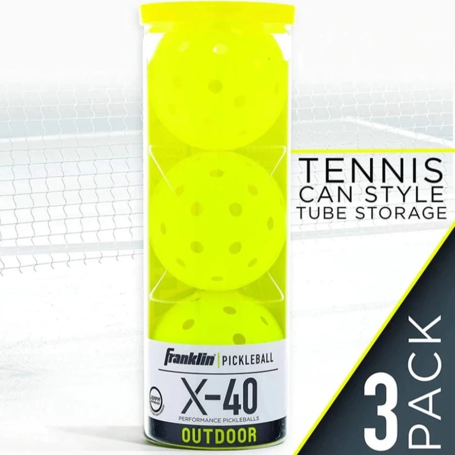 X-40 OUTDOOR PICKLEBALLS - 3 OR 12 PACK