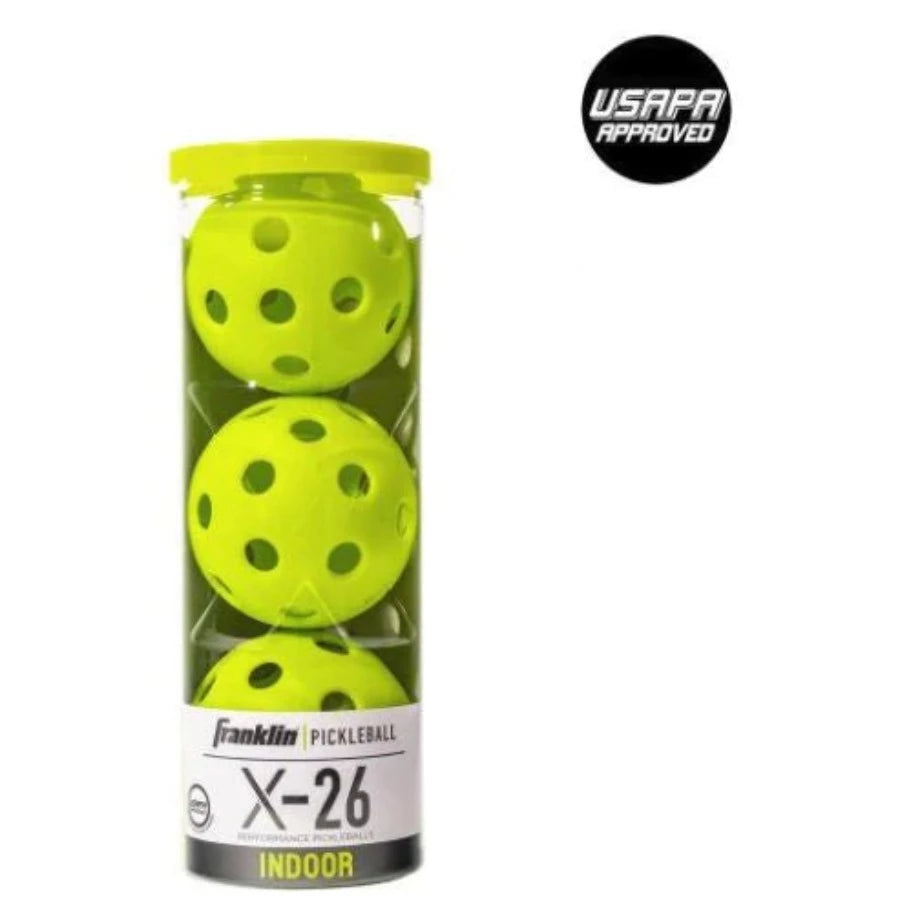 PICKLEBALLS - FRANKLIN X-26 INDOOR - 3 PACK