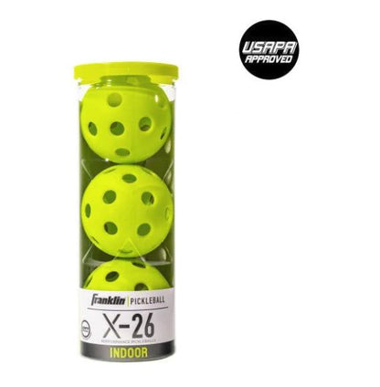 PICKLEBALLS - FRANKLIN X-26 INDOOR - 3 PACK